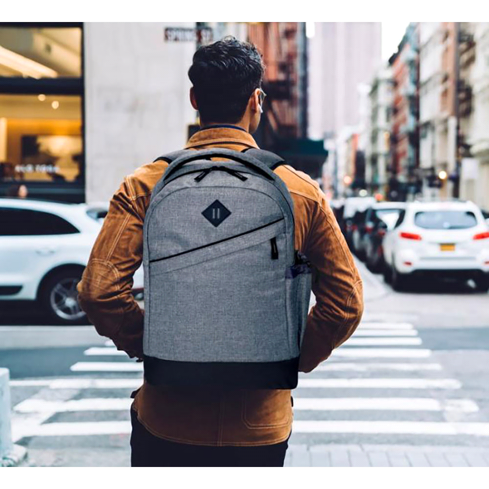 Graphite Slim 15" 17L Laptop Backpack – Backpacks – The Range – available in Grey – thumbnail 2 of 5