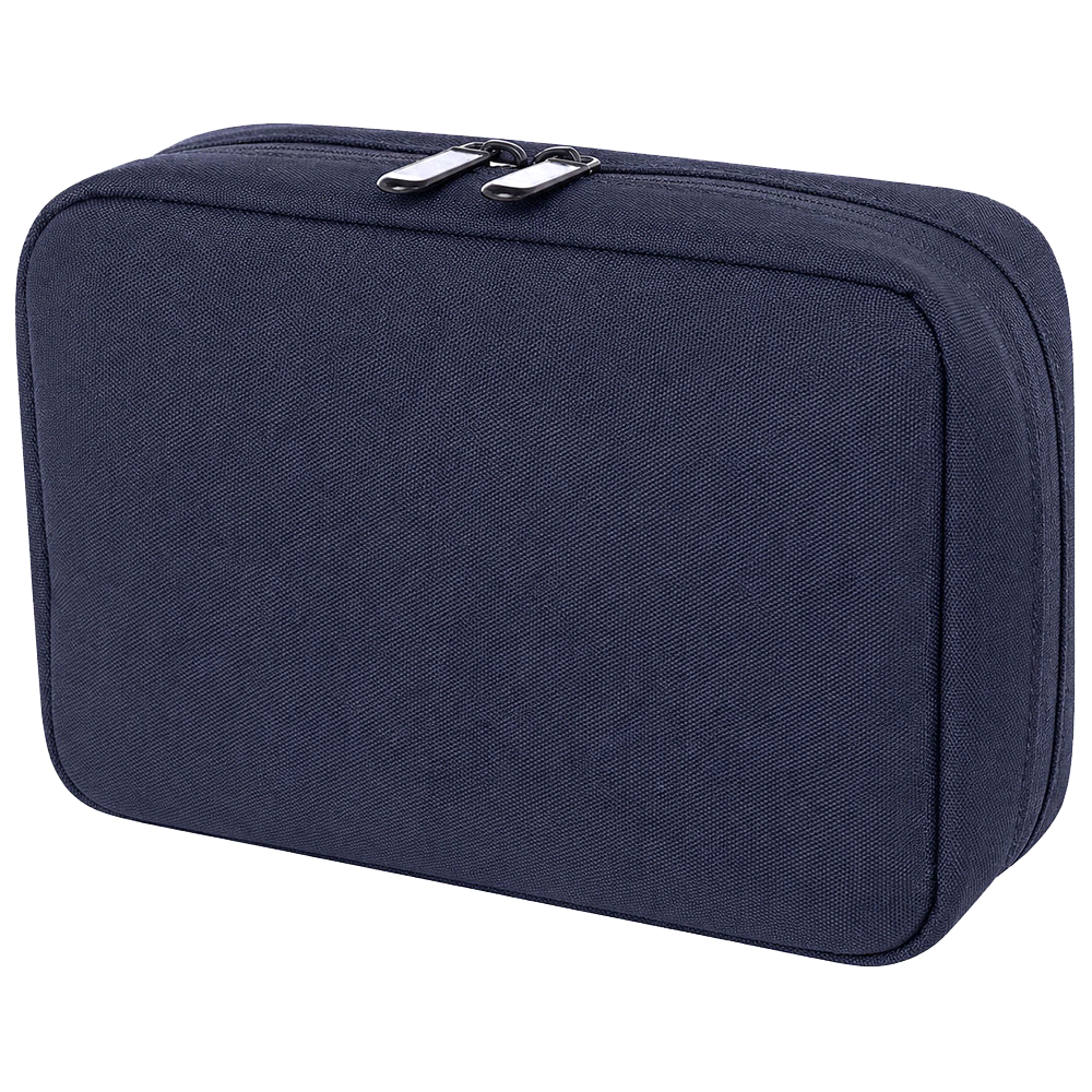 Rise GRS Recycled Organiser Pouch – Travel Mugs – The Range – available in Black  and Navy – thumbnail 6 of 16