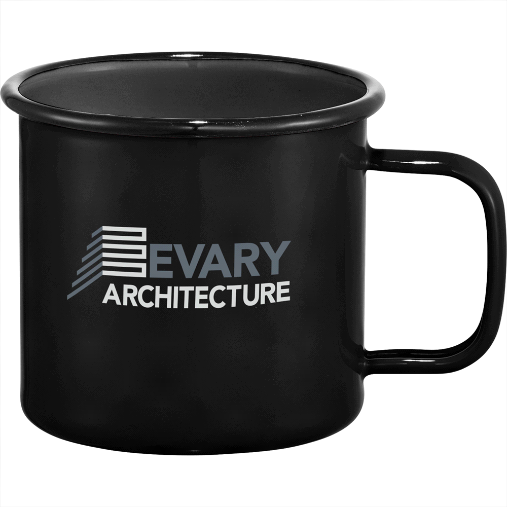 Enamel Metal Cup 500ml – Mugs – The Range – available in Black, White – thumbnail 17 of 17