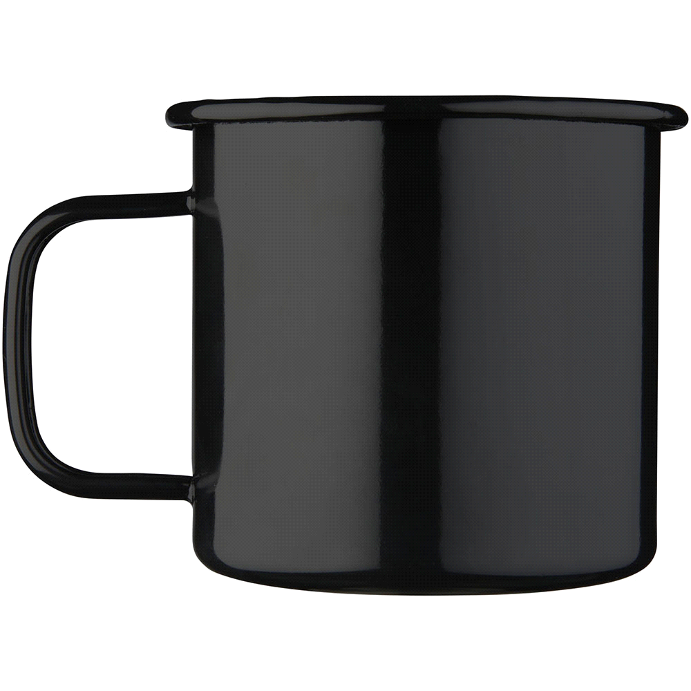 Enamel Metal Cup 500ml – Mugs – The Range – available in Black, White – thumbnail 13 of 17