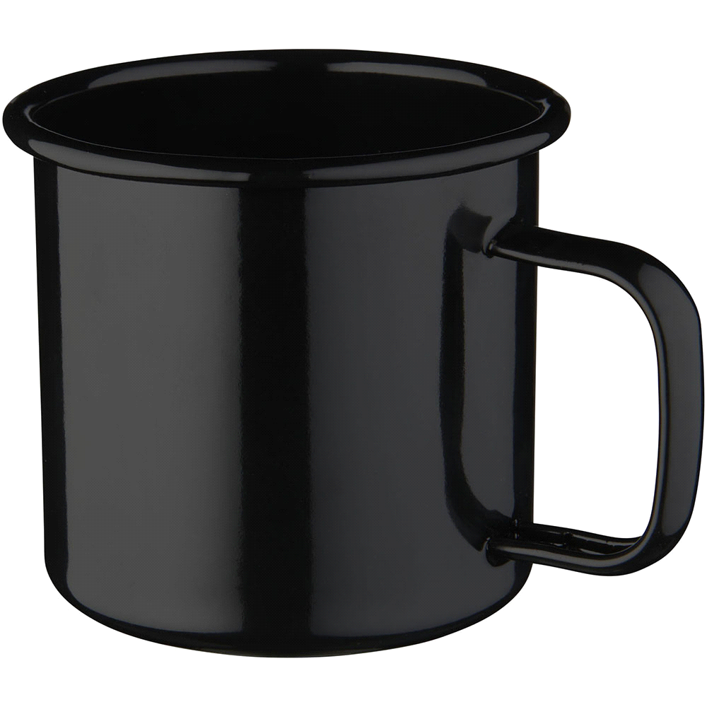 Enamel Metal Cup 500ml – Mugs – The Range – available in Black, White – thumbnail 15 of 17