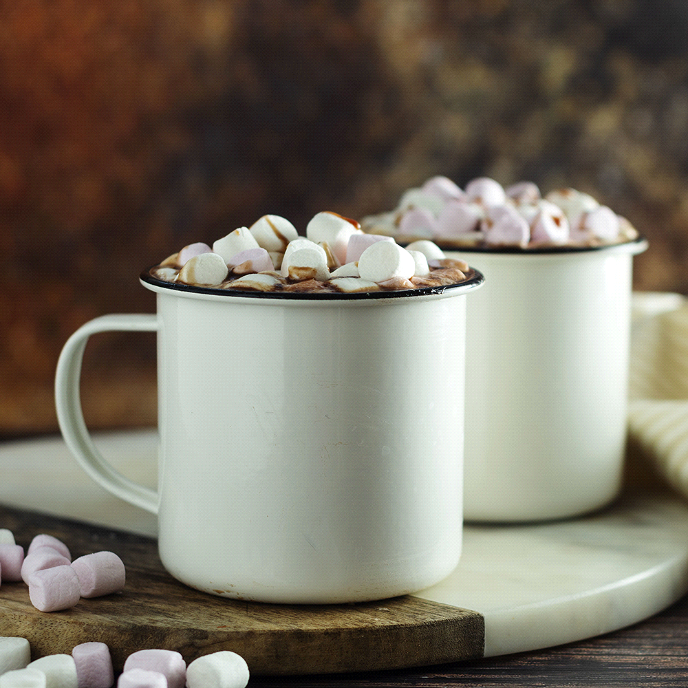 Enamel Metal Cup 500ml – Mugs – The Range – available in Black and White – thumbnail 4 of 17