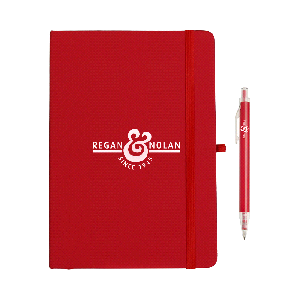 Spectrum Plus Recycled JournalBook & Pen Giftset – Gift Sets – The Range – available in Black, Navy, Red and White – thumbnail 4 of 9