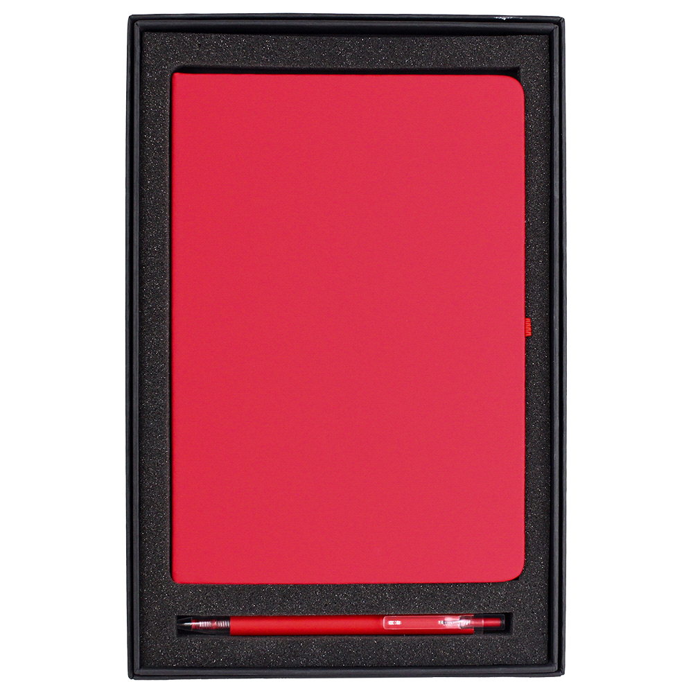 Spectrum Plus Recycled JournalBook & Pen Giftset – Gift Sets – The Range – available in Black, Navy, Red and White – thumbnail 8 of 9