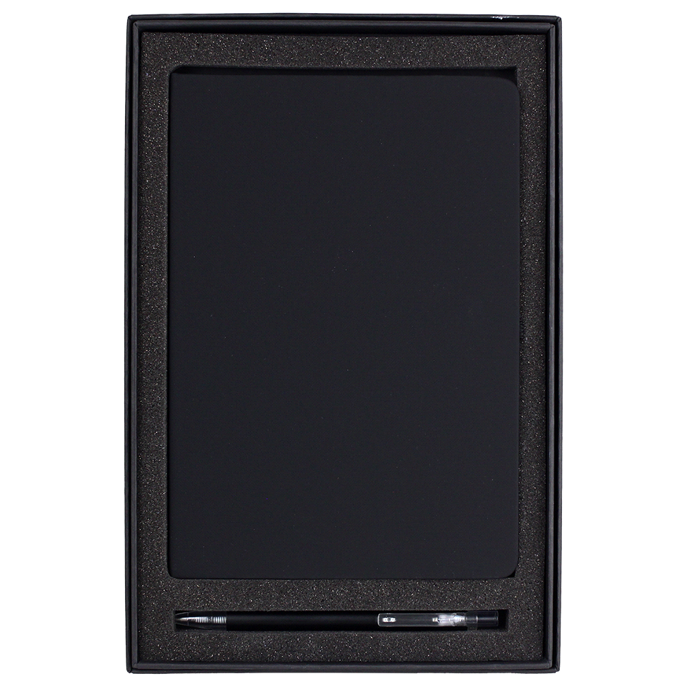 Spectrum Plus Recycled JournalBook & Pen Giftset – Gift Sets – The Range – available in Black, Navy, Red and White – thumbnail 6 of 9