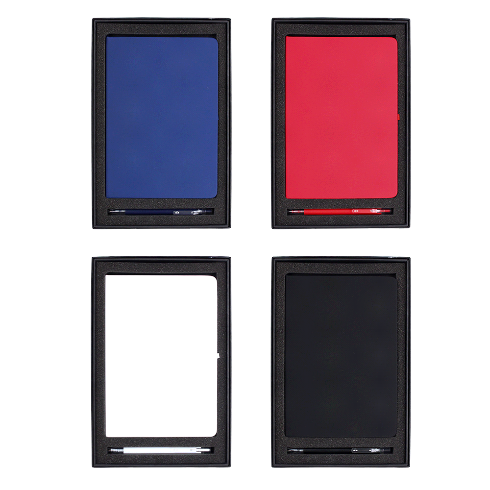 Spectrum Recycled JournalBook & Pen Giftset – Gift Sets – available in black, blue, red colours