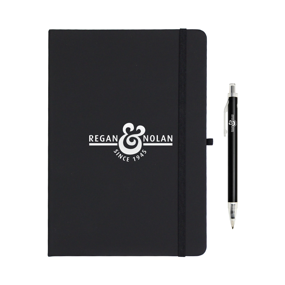 Spectrum Plus Recycled JournalBook & Pen Giftset – Gift Sets – The Range – available in Black, Navy, Red and White – thumbnail 2 of 9