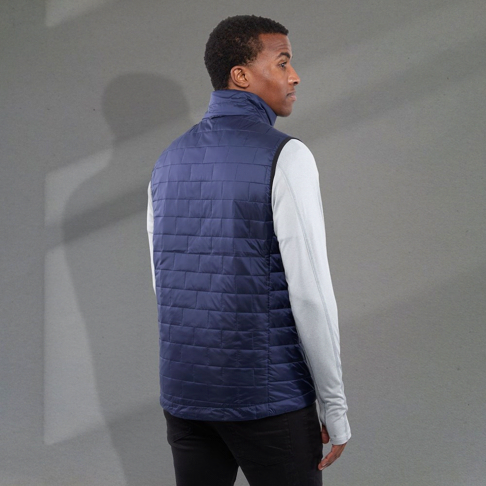 Men's Telluride Lightweight Packable Insulated Puffer Vest – Vests – Apparel Range – available in Black, Blue, Grey, Silver – thumbnail 10 of 30