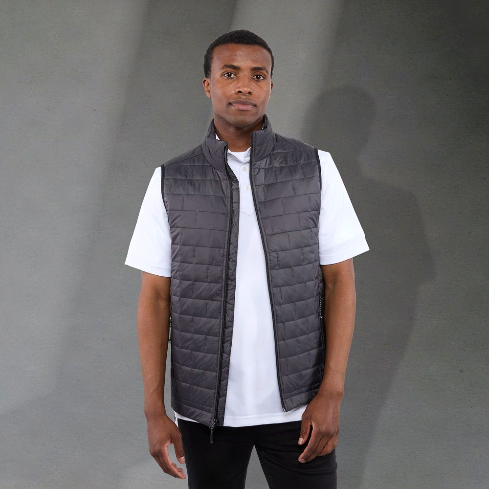Men's Telluride Lightweight Packable Insulated Puffer Vest – Vests – Apparel Range – available in Black, Blue, Grey, Silver – thumbnail 6 of 30