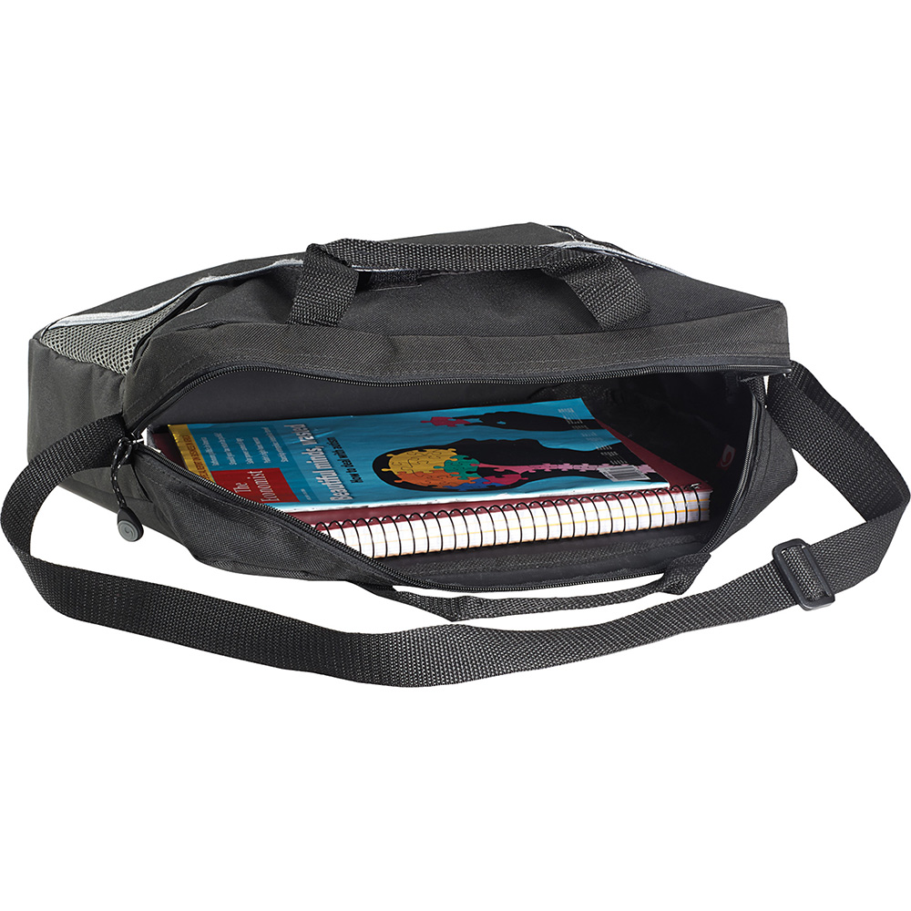 Crunch Briefcase 9L – Satchels – The Range – available in Black – thumbnail 6 of 6