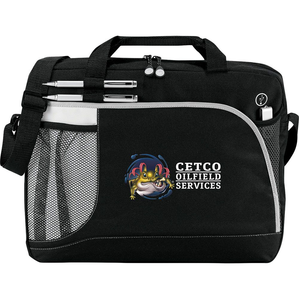 Crunch Briefcase 9L – Satchels – The Range – available in Black – thumbnail 5 of 6