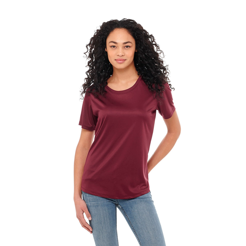 Omi Short Sleeve Tech Tee - Womens – T Shirts – Apparel Range – available in Forest Green, Heather Charcoal, Maroon, New Royal and 3 more – thumbnail 1 of 28