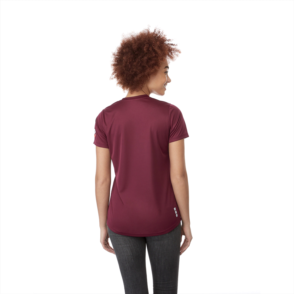 Omi Short Sleeve Tech Tee - Womens – T Shirts – Apparel Range – available in Forest Green, Heather Charcoal, Maroon, New Royal and 3 more – thumbnail 4 of 28