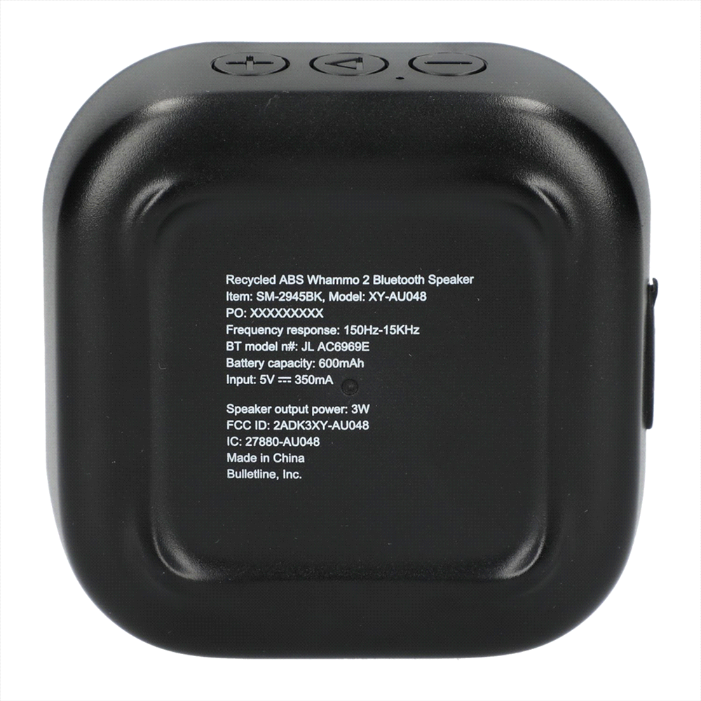 Recycled ABS Whammo 2 Bluetooth Speaker – Bluetooth Speakers – Global Stock – thumbnail 6 of 9