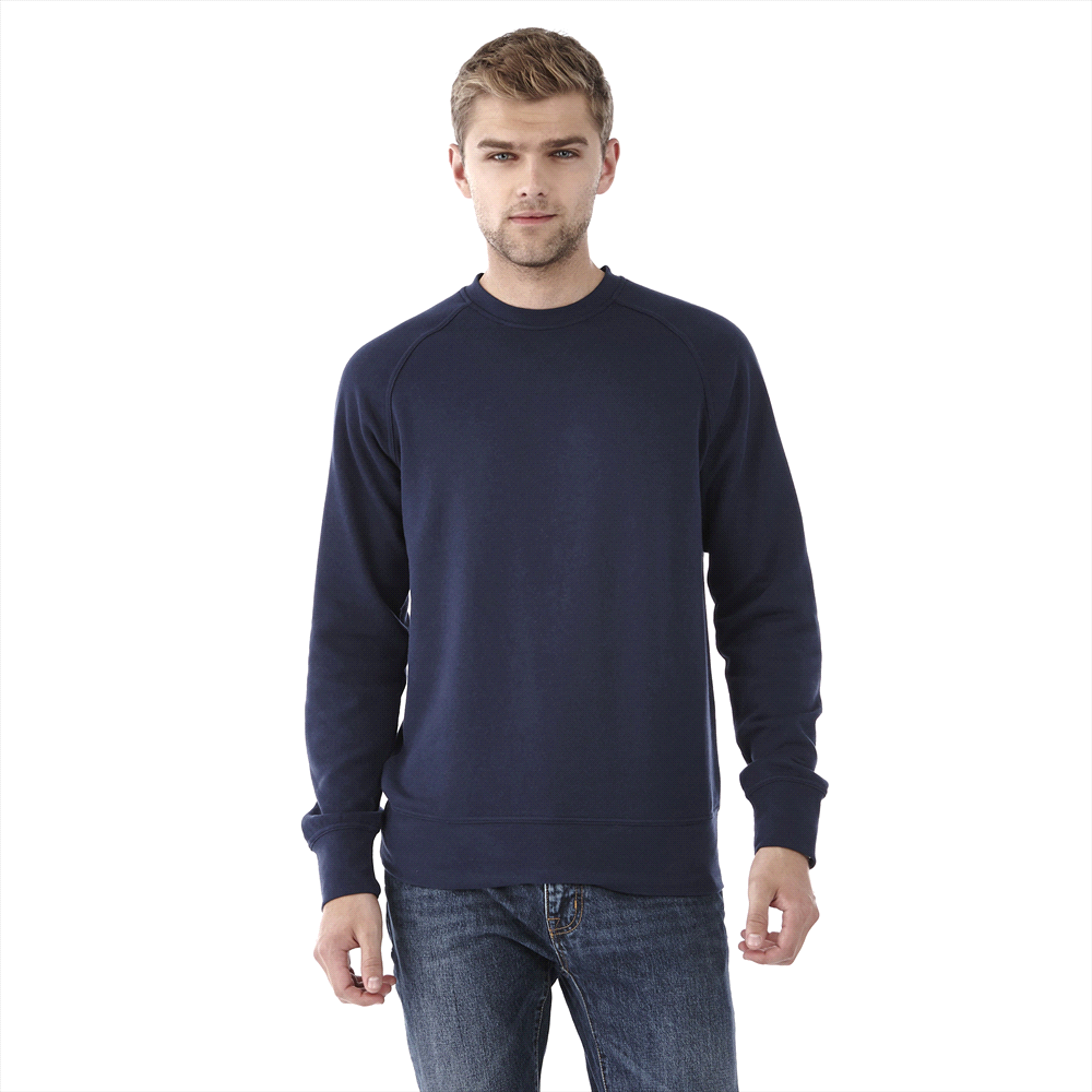 Kruger Fleece Crew - Mens – Pullovers – Apparel Range – available in Black, Heather Grey Secff0000ondary, Vintage Navy, White – thumbnail 3 of 13
