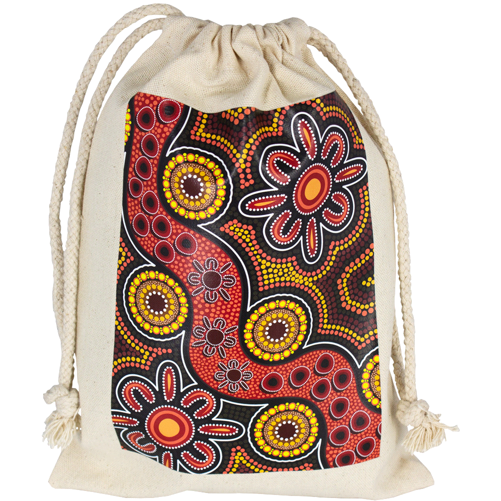 Gift Set - Drawstring Bag + JournalBook + Pen – Drawstring Bags – The Range – available in Black, Blue, Red, White – thumbnail 4 of 7
