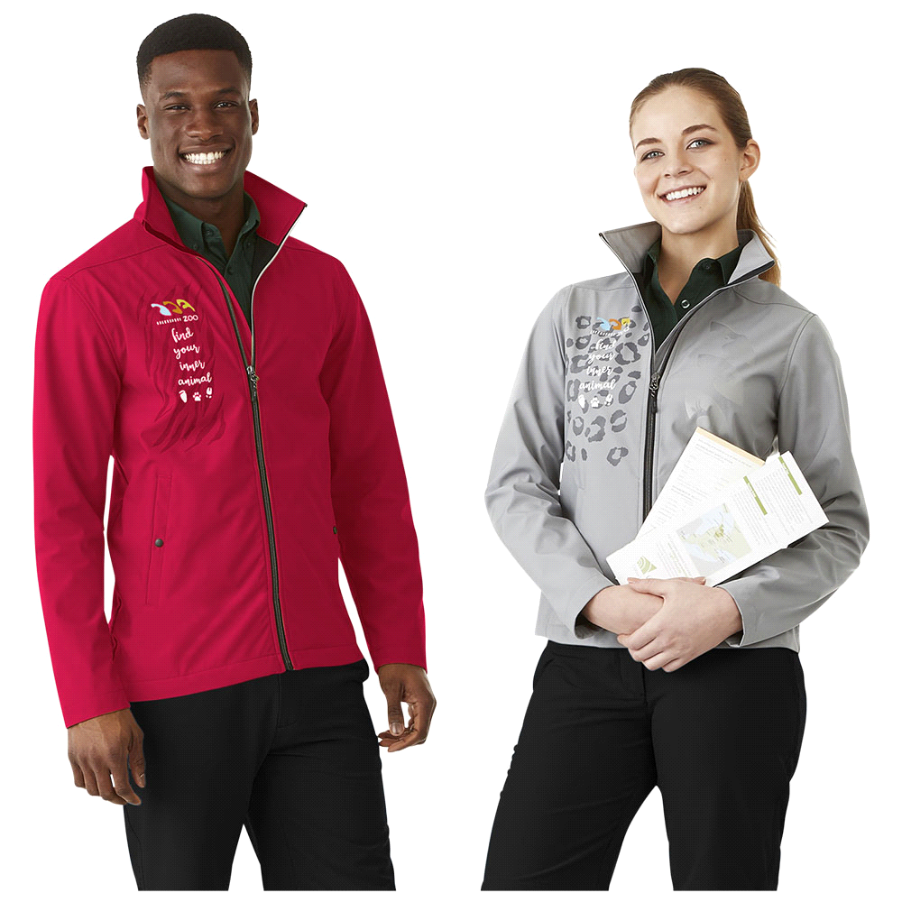 Karmine Softshell Jacket - Womens – Jackets – Apparel Range – available in Black, Dark Citron Green, Olympic Blue, Team Red and Vintage Navy – thumbnail 8 of 20