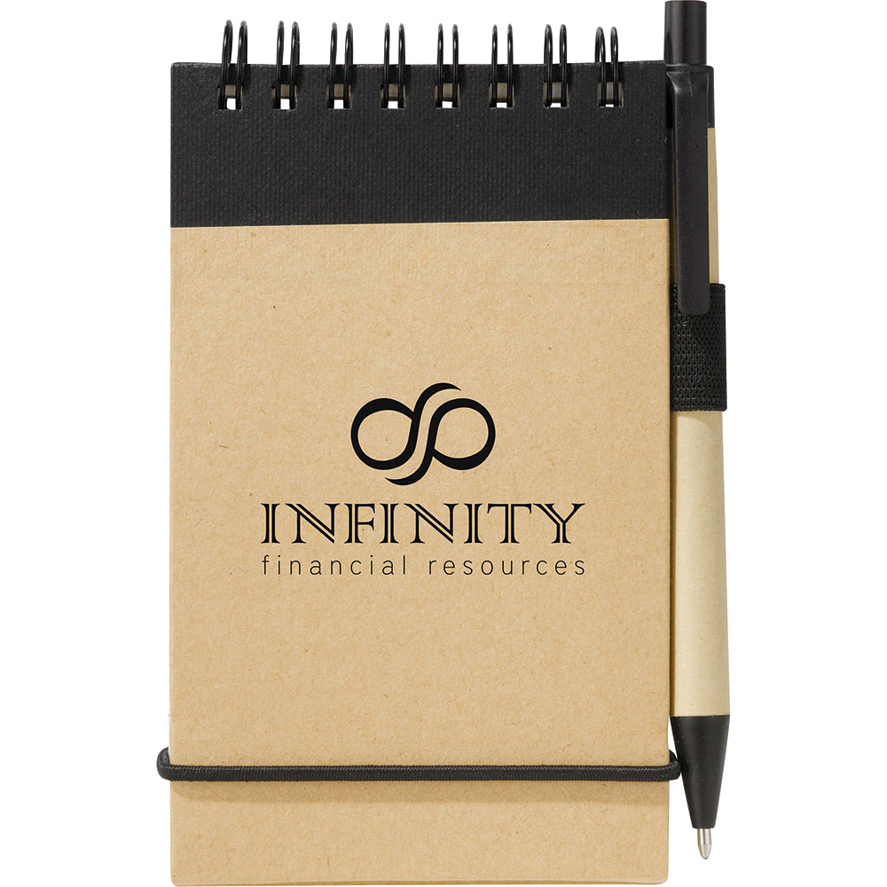The Recycled Jotter w/ Pen – Desk Accessories – The Range – available in Black – thumbnail 2 of 3