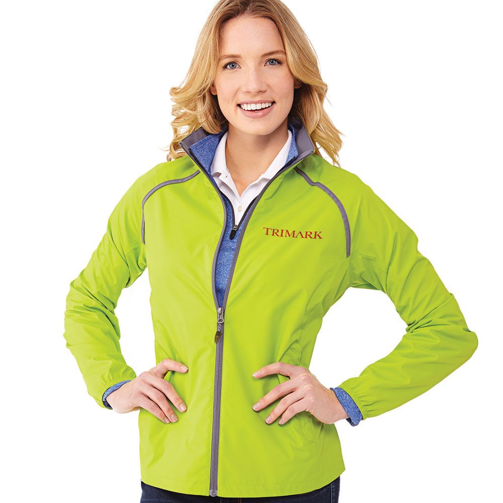 Egmont Packable Jacket - Womens – Jackets – Apparel Range – available in Aspen Blue/Steel Grey, Black/Steel Grey, Grey Storm/Steel Grey, Hi-Liter Green/Steel Grey and 3 more – thumbnail 2 of 25