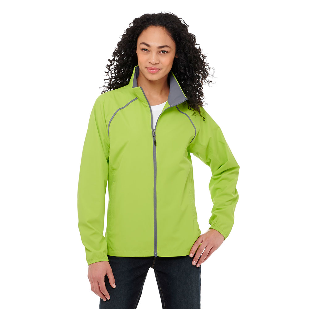 Egmont Packable Jacket - Womens – Jackets – Apparel Range – available in Aspen Blue/Steel Grey, Black/Steel Grey, Grey Storm/Steel Grey, Hi-Liter Green/Steel Grey and 3 more – thumbnail 1 of 25