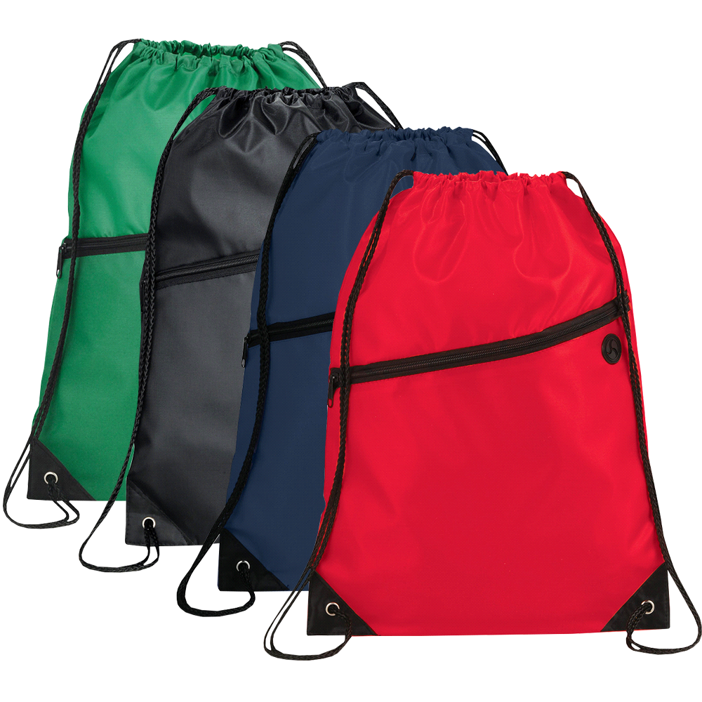 Robin Drawstring Bag – Drawstring Bags – The Range – available in Black, Green, Navy and Red – thumbnail 2 of 20