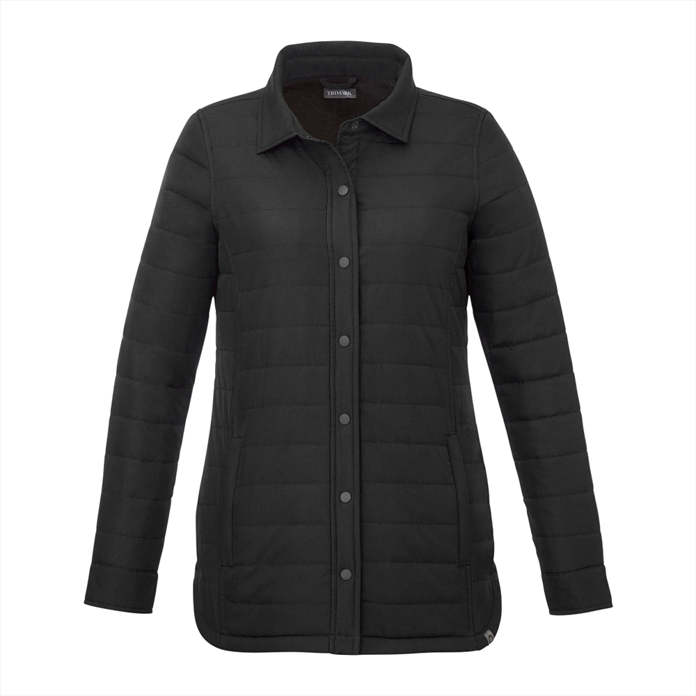 Porter Eco Insulated Shacket - Womens – Jackets – Apparel Range – available in Black and Vintage Navy – thumbnail 3 of 14