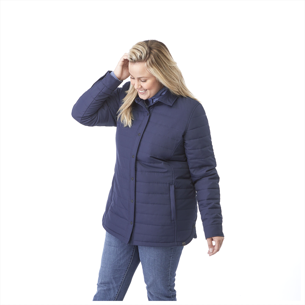 Porter Eco Insulated Shacket - Womens – Jackets – Apparel Range – available in Black and Vintage Navy – thumbnail 6 of 14