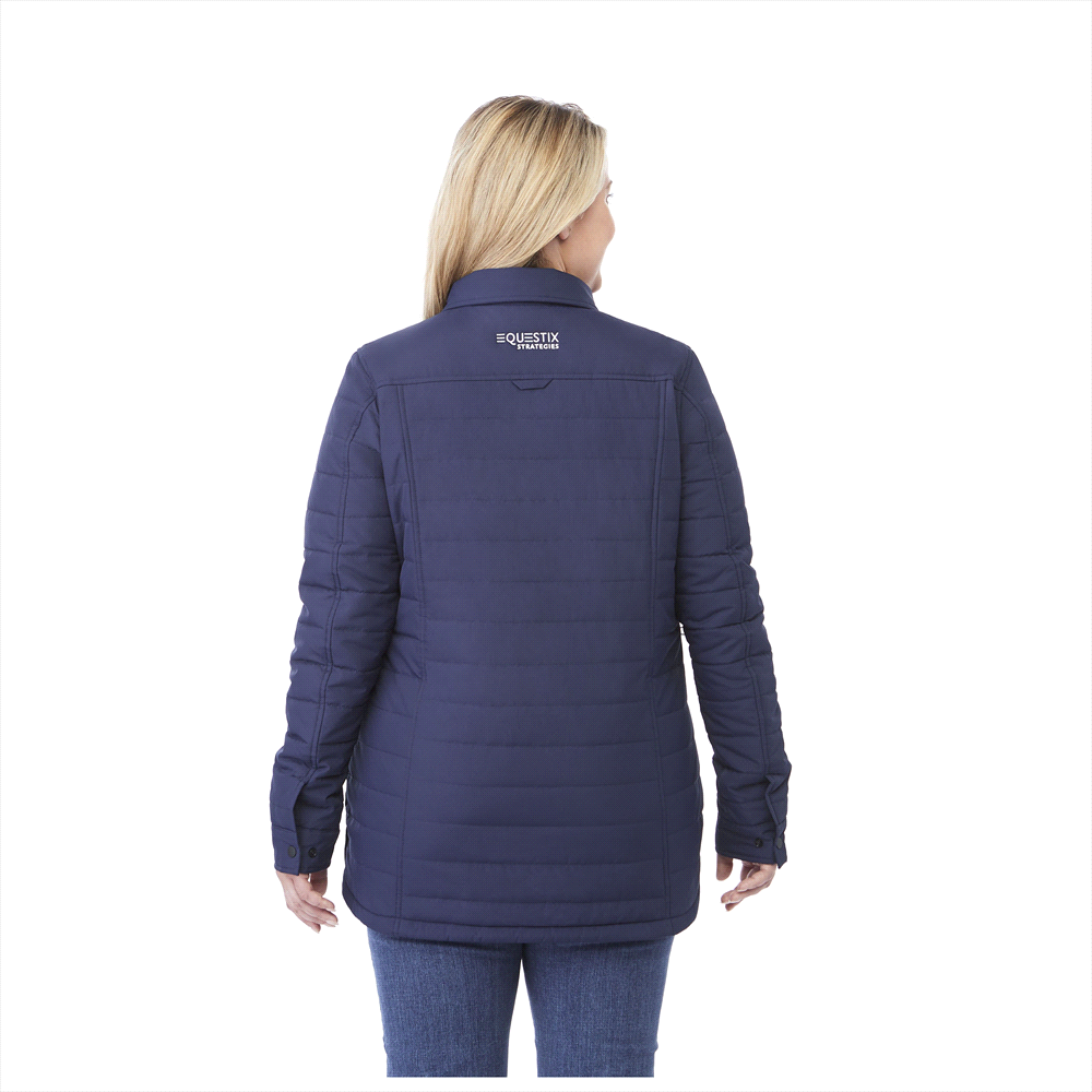 Porter Eco Insulated Shacket - Womens – Jackets – Apparel Range – available in Black and Vintage Navy – thumbnail 7 of 14