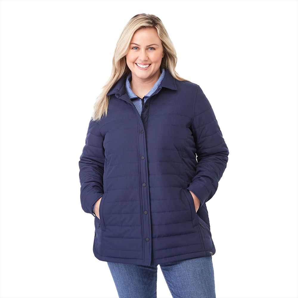 Porter Eco Insulated Shacket - Womens – Jackets – Apparel Range – available in Black and Vintage Navy – thumbnail 1 of 14