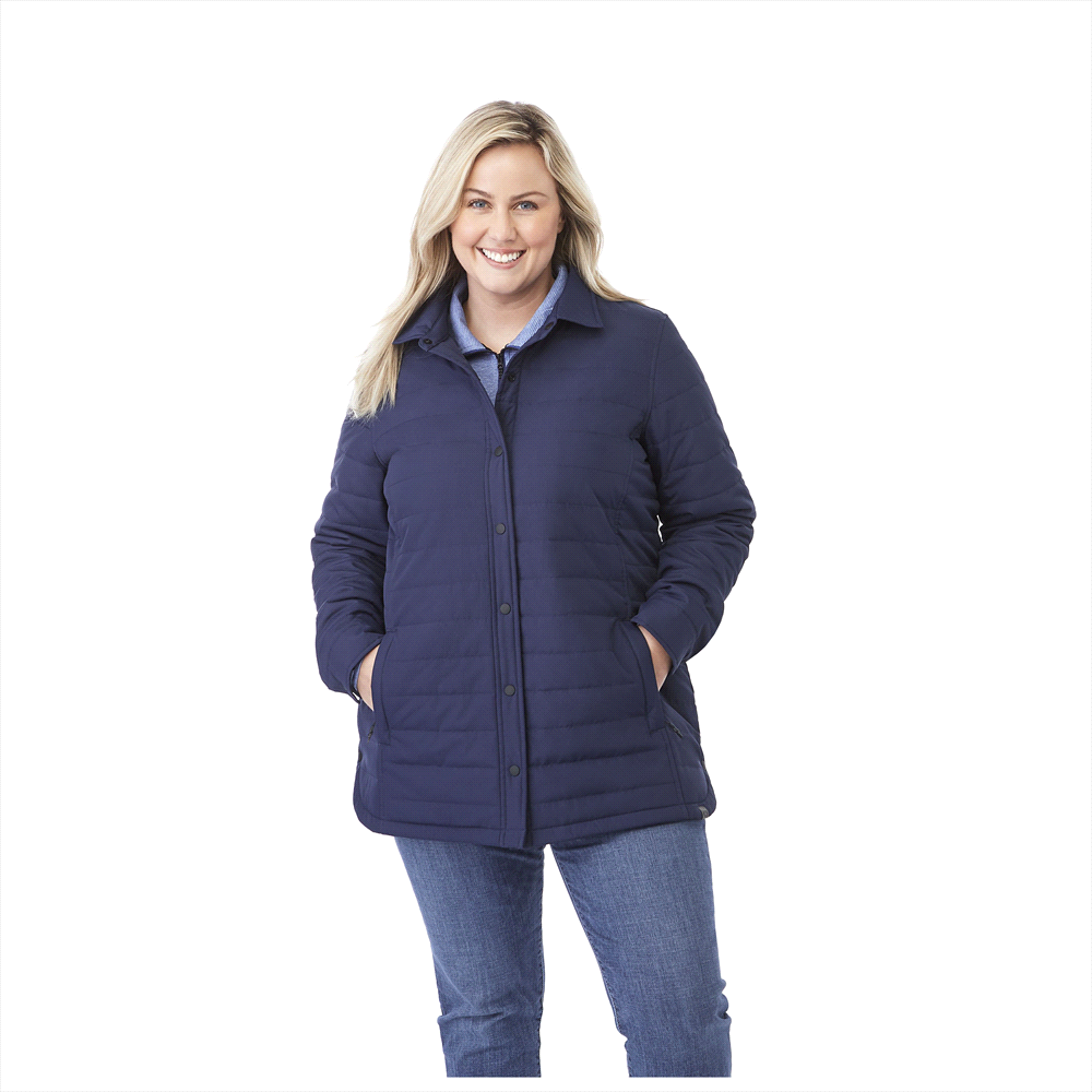 Porter Eco Insulated Shacket - Womens – Jackets – Apparel Range – available in Black and Vintage Navy – thumbnail 4 of 14