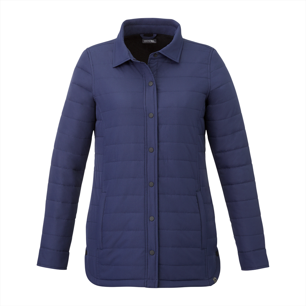 Porter Eco Insulated Shacket - Womens – Jackets – Apparel Range – available in Black and Vintage Navy – thumbnail 2 of 14