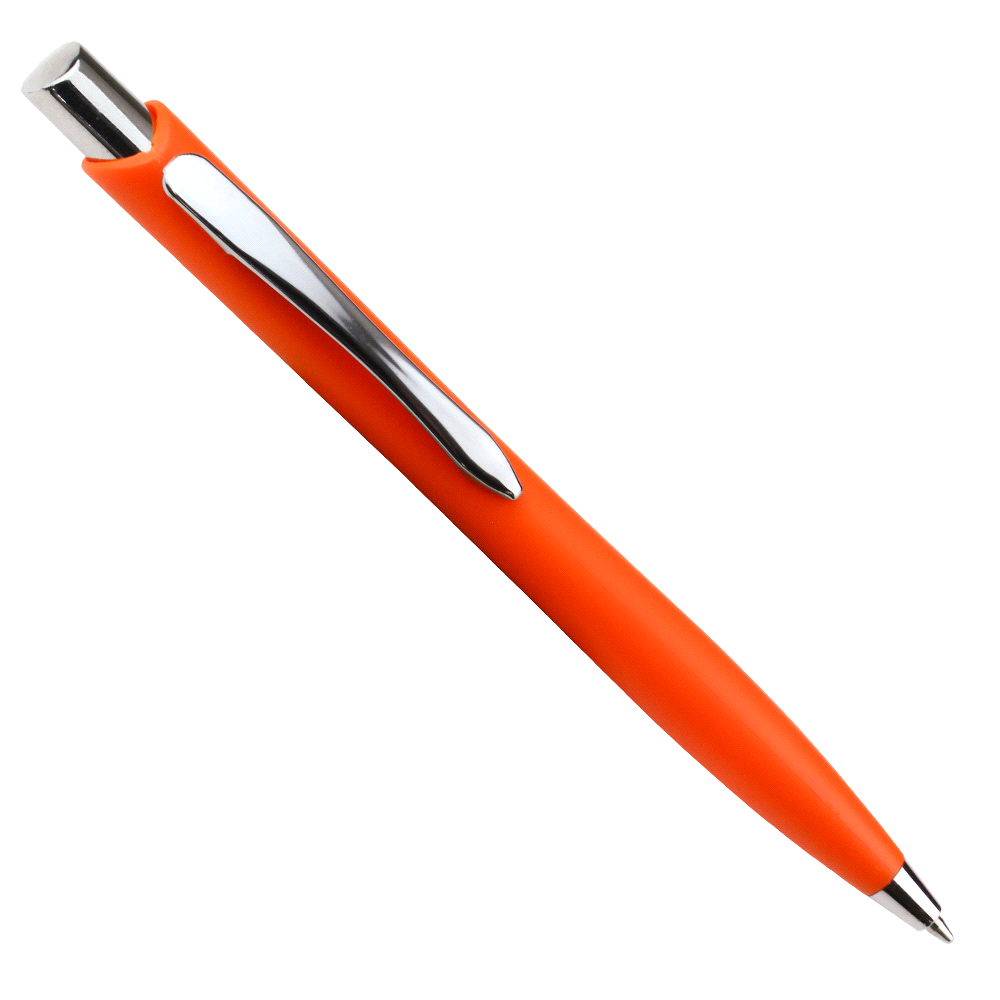 Odin Click Action Ballpoint Pen – Metal Pens – The Range – available in Black, Navy, Orange, Pink and 1 more – thumbnail 5 of 24