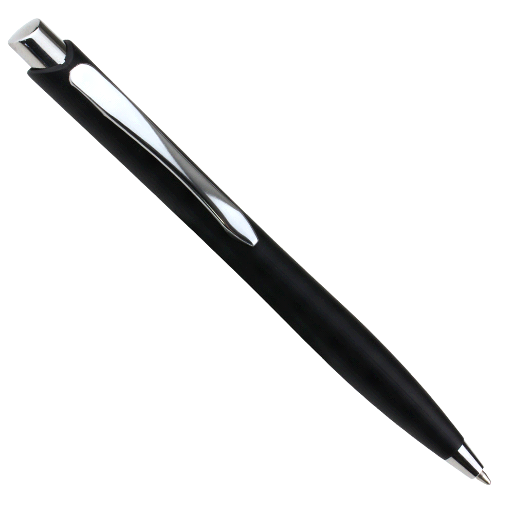 Odin Click Action Ballpoint Pen – Metal Pens – The Range – available in Black, Navy, Orange, Pale Blue and 2 more – thumbnail 3 of 24