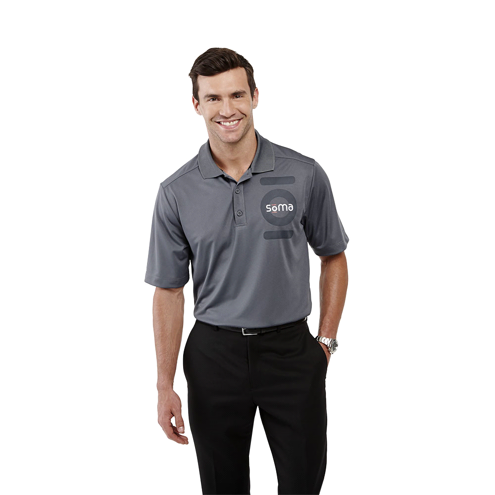Dade Short Sleeve Polo - Mens – Polo Shirts – Apparel Range – available in Aspen Blue, Forest Green, Heather Dark Charcoal, Magenta and 6 more – thumbnail 8 of 44
