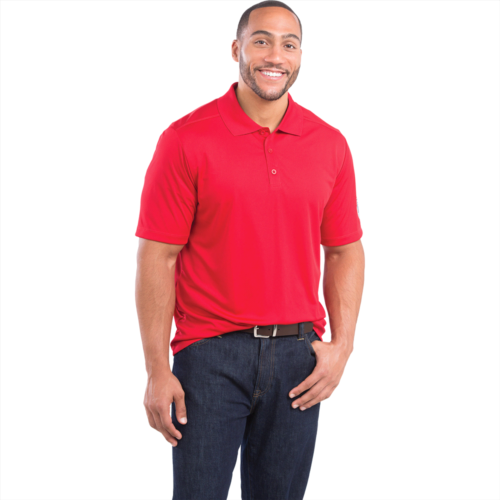 Dade Short Sleeve Polo - Mens – Polo Shirts – Apparel Range – available in Aspen Blue, Forest Green, Heather Dark Charcoal, Magenta and 6 more – thumbnail 1 of 44