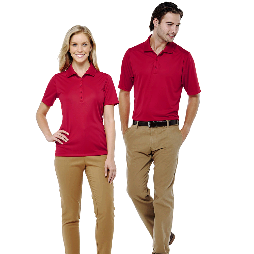 Dade Short Sleeve Polo - Mens – Polo Shirts – Apparel Range – available in Aspen Blue, Forest Green, Heather Dark Charcoal, Magenta and 6 more – thumbnail 10 of 44