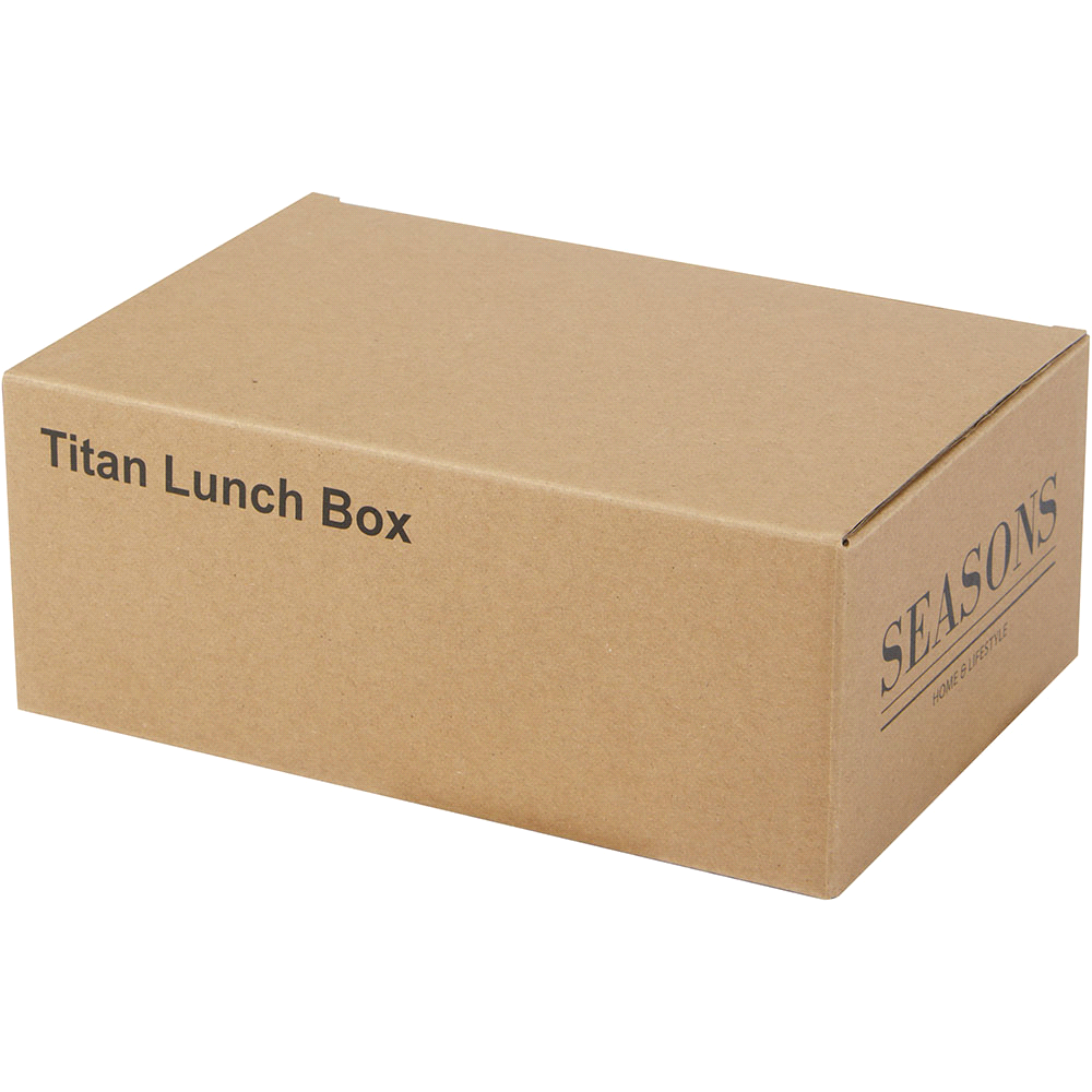 Seasons Titan Recycled Stainless Steel Lunch Box – Clocks & Timers – Global Stock – thumbnail 2 of 7
