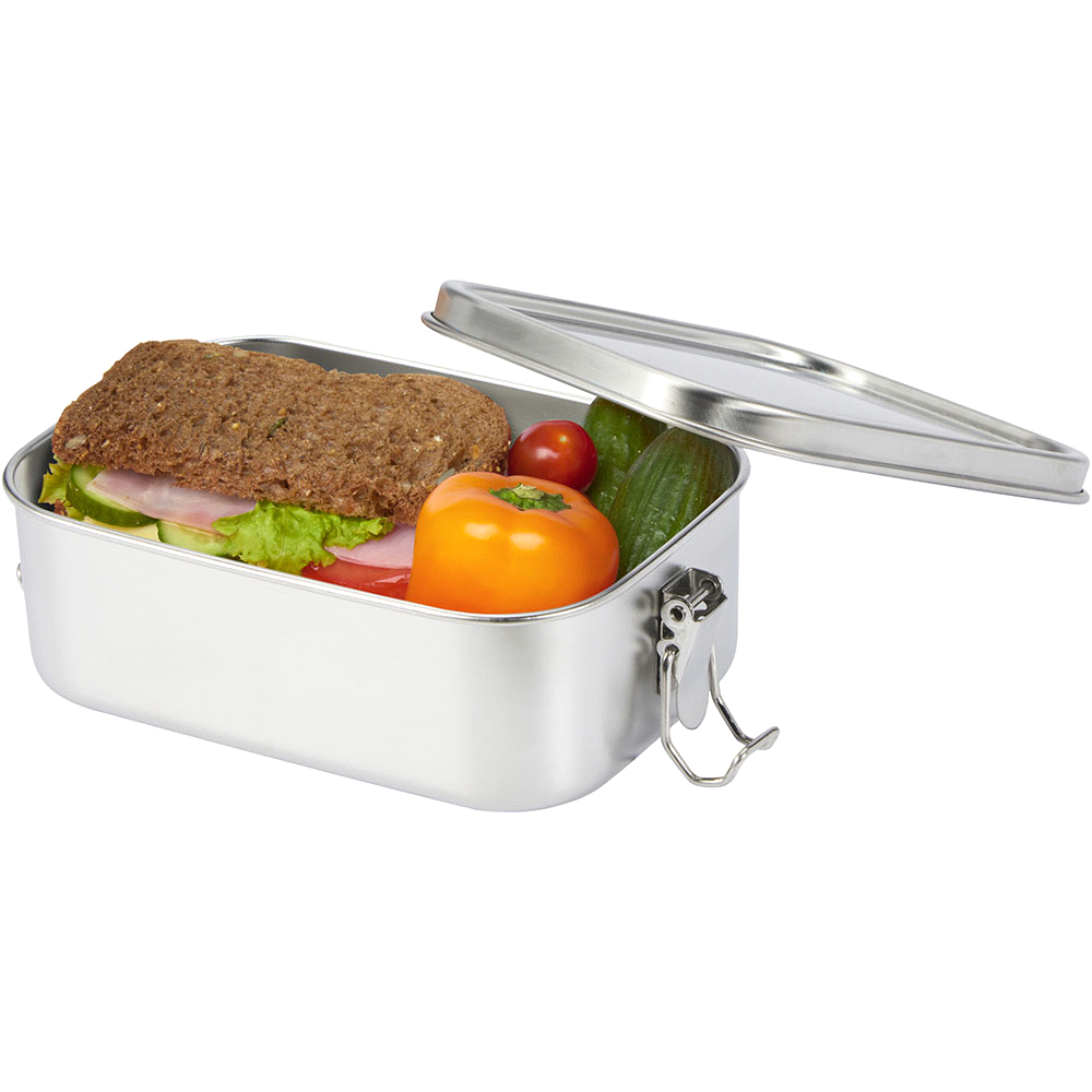 Seasons Titan Recycled Stainless Steel Lunch Box – Clocks & Timers – Global Stock – thumbnail 3 of 7