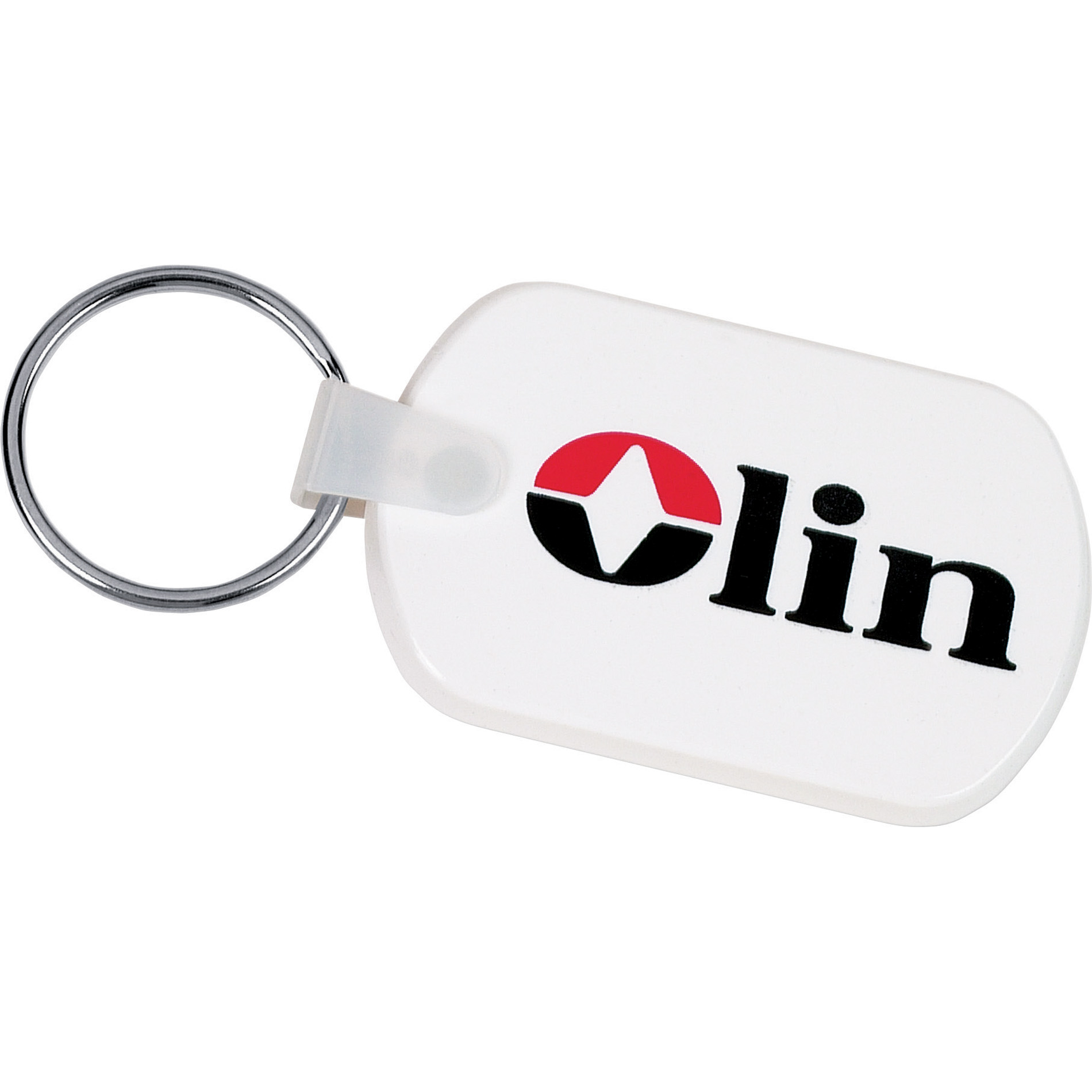Rectangular Soft Key Tag – Keyrings – Global Stock – available in White – thumbnail 3 of 3