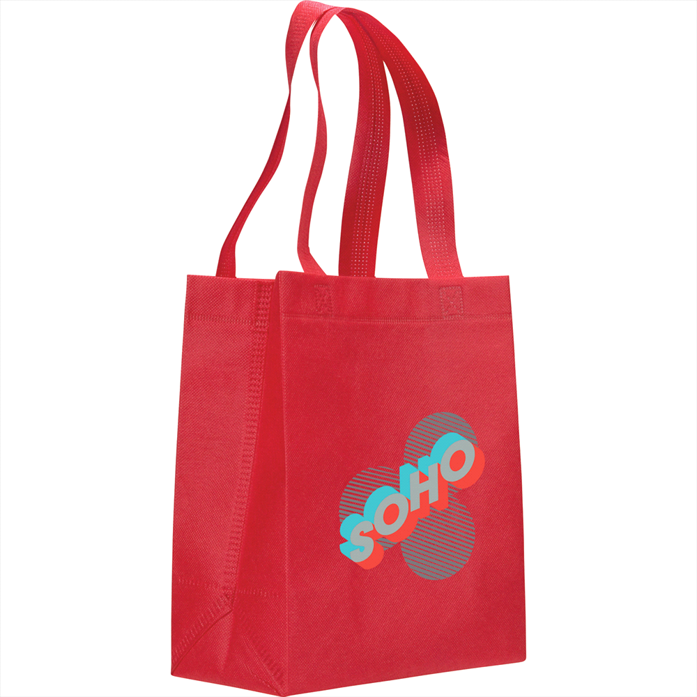 Challenger Mini Non-Woven Tote – Shoppers – Global Stock – available in Black, Blue – thumbnail 10 of 11