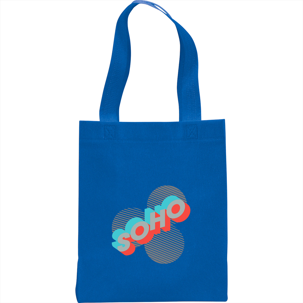 Challenger Mini Non-Woven Tote – Shoppers – Global Stock – available in Black, Blue – thumbnail 9 of 11