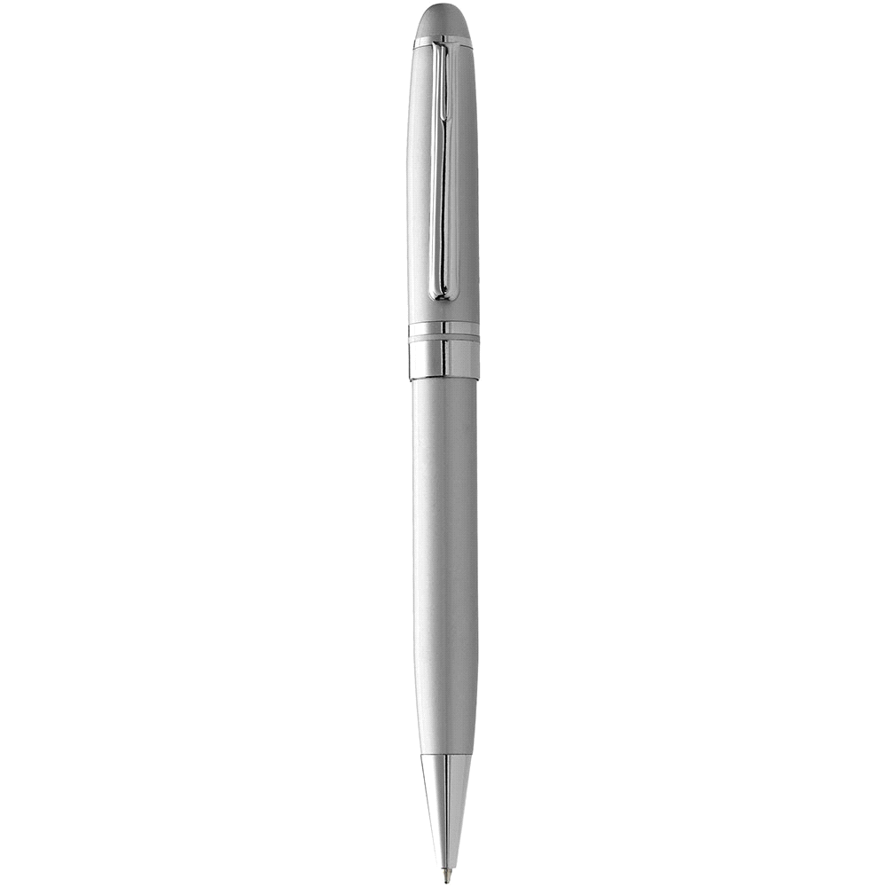 Bristol Twist Ballpoint Pen – Metal Pens – The Range – available in Black with silver trim., Blue and Silver with silver trim – thumbnail 15 of 19