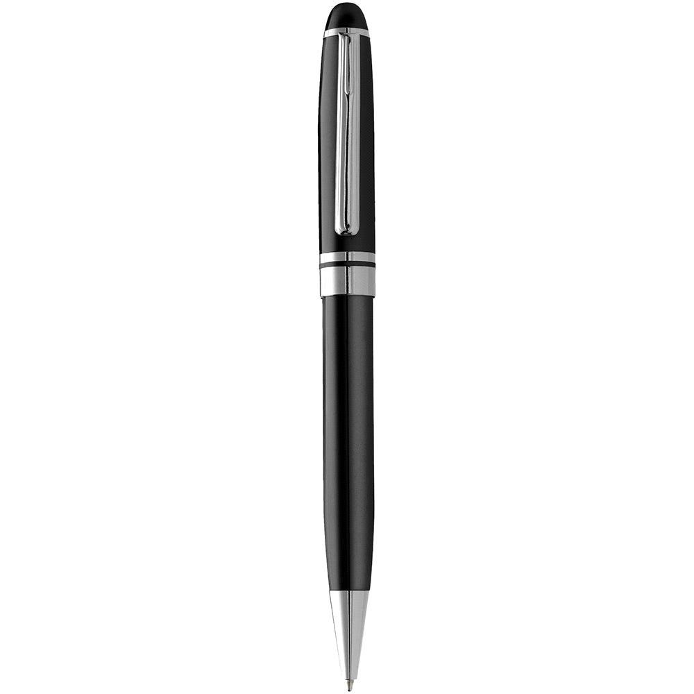 Bristol Twist Ballpoint Pen – Metal Pens – The Range – available in Black with silver trim., Blue and Silver with silver trim – thumbnail 18 of 19