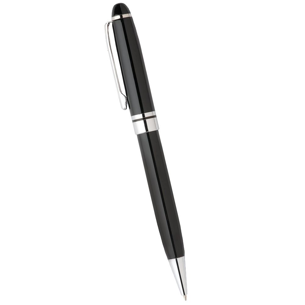 Bristol Twist Ballpoint Pen – Metal Pens – The Range – available in Black with silver trim., Blue and Silver with silver trim – thumbnail 19 of 19