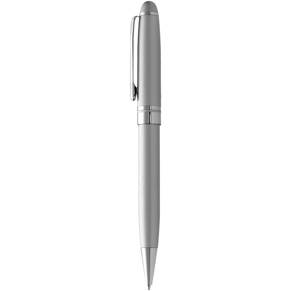 Bristol Twist Ballpoint Pen – Metal Pens – The Range – available in Black with silver trim., Blue and Silver with silver trim – thumbnail 10 of 19