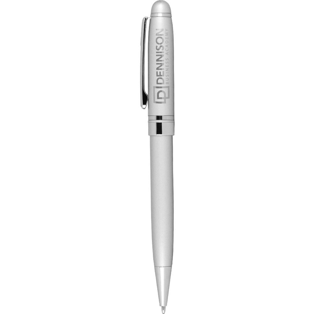 Bristol Twist Ballpoint Pen – Metal Pens – The Range – available in Black with silver trim., Blue and Silver with silver trim – thumbnail 13 of 19