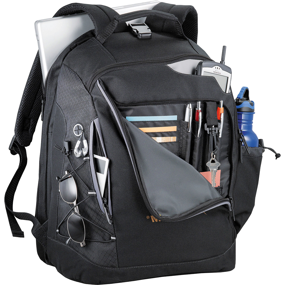 Summit TSA 15" 26L Computer Backpack – Backpacks – The Range – available in Black – thumbnail 2 of 7