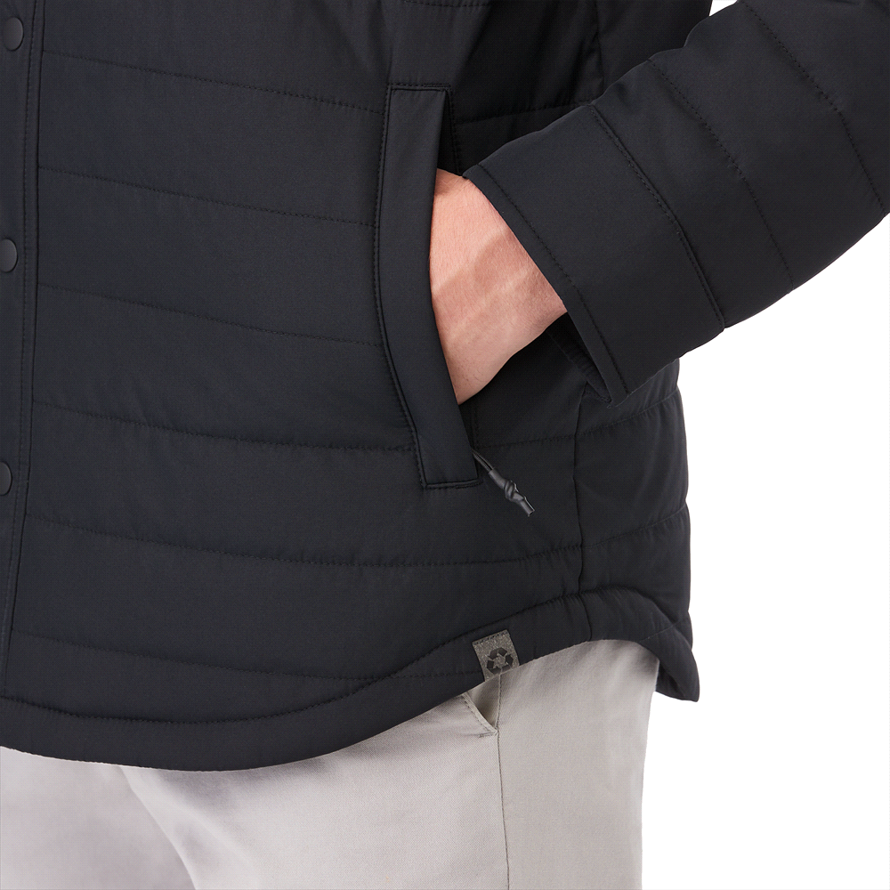 Porter Eco Insulated Shacket - Mens – Jackets – Apparel Range – available in Black and Vintage Navy – thumbnail 7 of 18