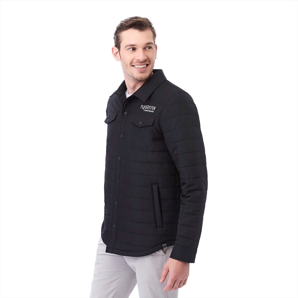 Porter Eco Insulated Shacket - Mens – Jackets – Apparel Range – available in Black and Vintage Navy – thumbnail 4 of 18