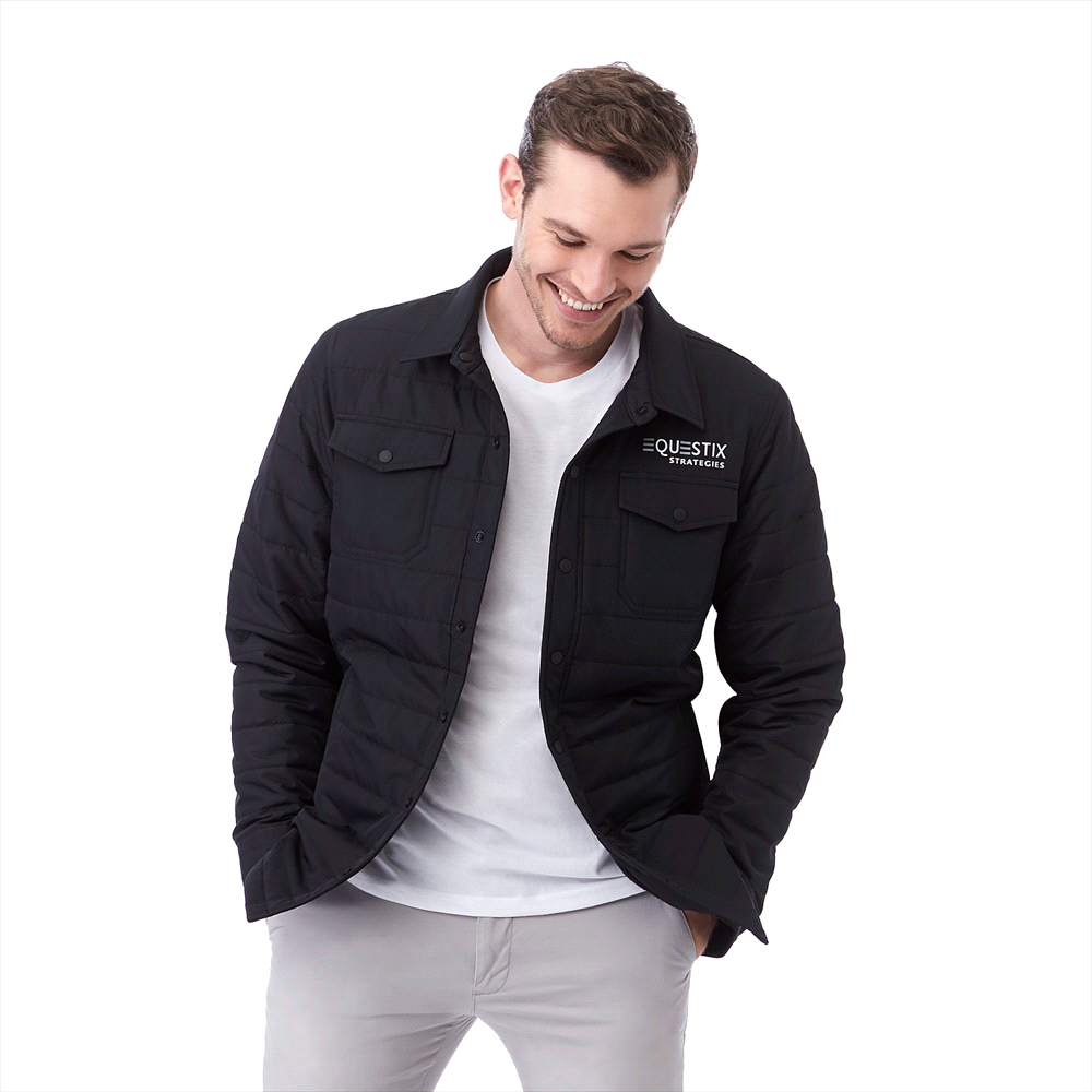 Porter Eco Insulated Shacket - Mens – Jackets – Apparel Range – available in Black and Vintage Navy – thumbnail 5 of 18